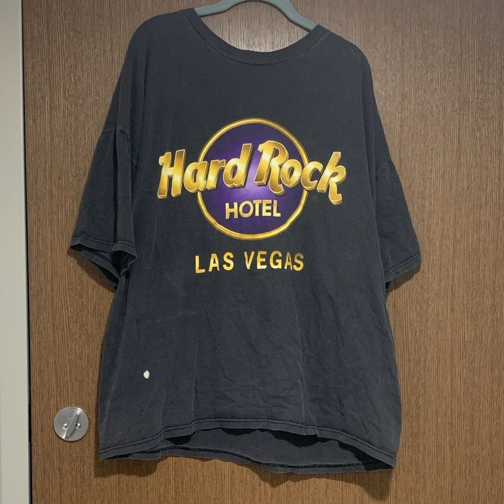 MENS SET OF 2 - 3XL Hard Rock Hotel Las Vegas Black T-Shirt - Music Memorabilia
